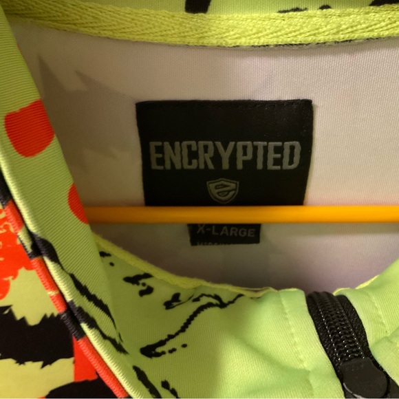 Encrypted  Neon Graffiti Hoodie - Picture 3 of 7